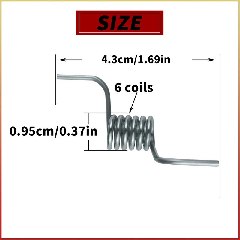 SUUJI 2Pcs Mhy62044106 Refrigerator Divider Door Spring French Door Spring Compatible With Lg Electronics Mhy62044106 Lfx28968Sb, Lfx28968St, Lfx31945St, Lmx31985St - Image 2